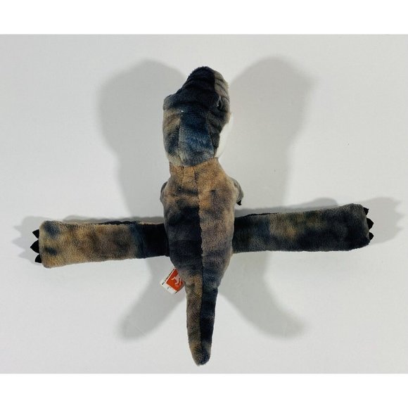 Wild Republic T-Rex 8" Plush Wrist Hugger Slap Bracelet Dinosaur Kids Toy Gray - Picture 4 of 8